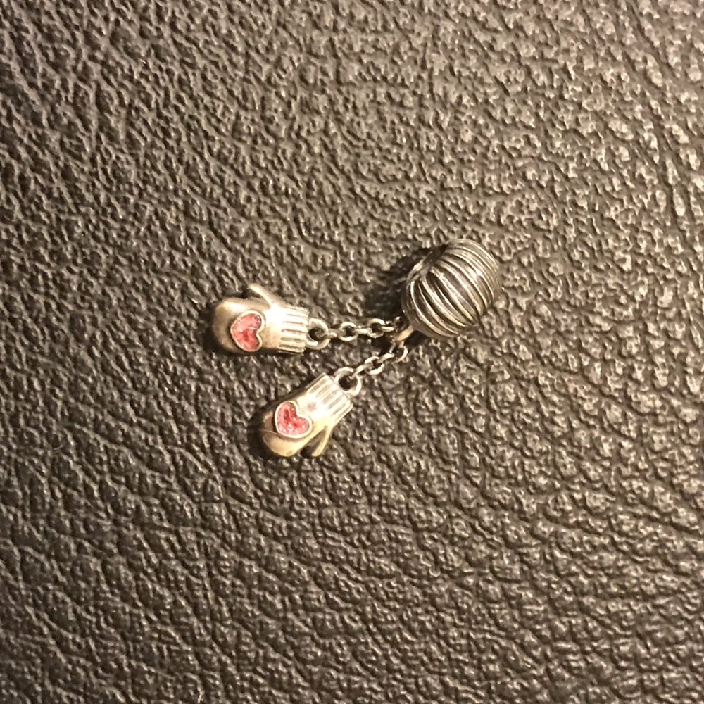 Pandora Silver Mittens Charm